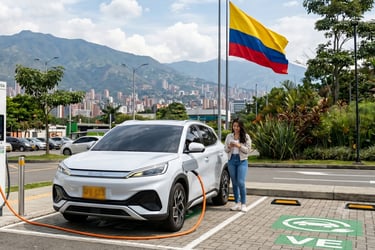 ¿Cómo montar una estación de carga de vehículos eléctricos en Colombia?